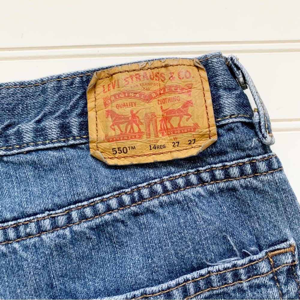 Vintage Levi’s 550 Relaxed Fit Jeans Size 14 Reg Kids Unisex